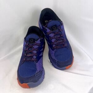 Merrell All Out Charge Trail Running Shoes Womens 8.5 Blue Orange Hiking J36882